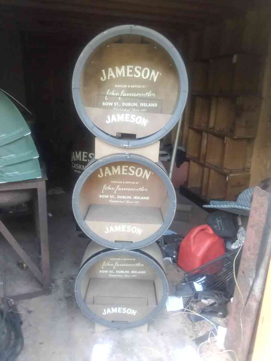 Jameson Whiskey Barrel Display