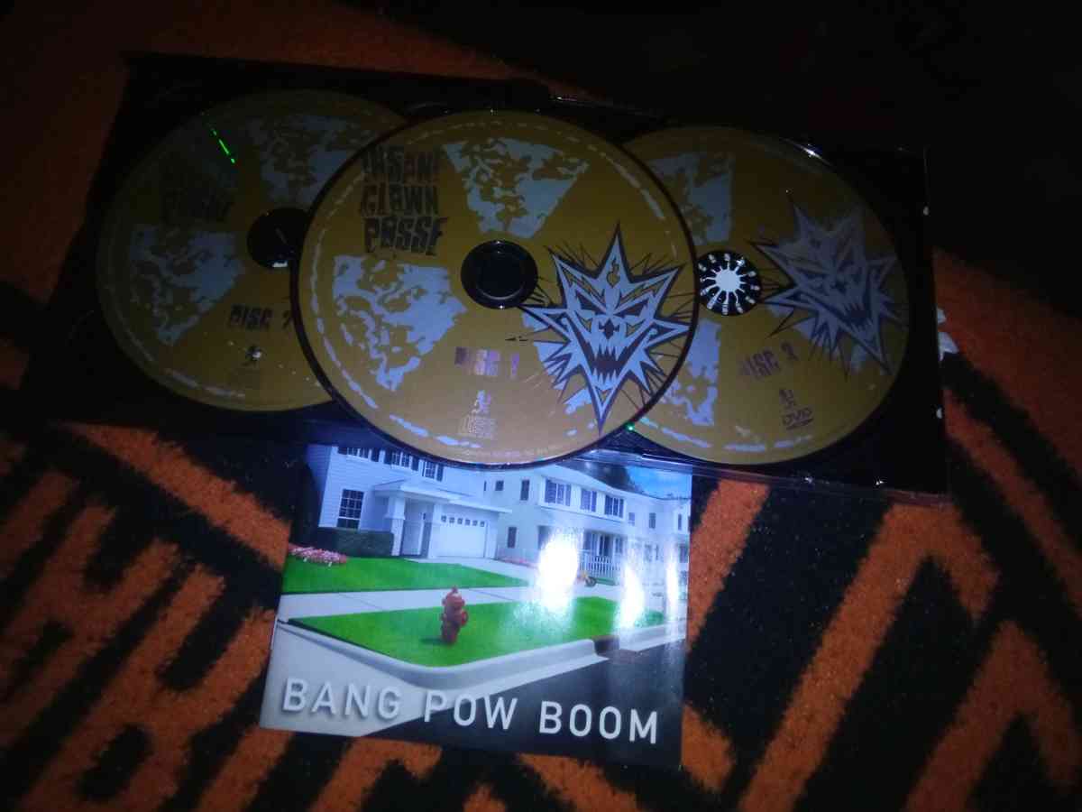 A total collection of Insane Clown Posse CDs including box s
