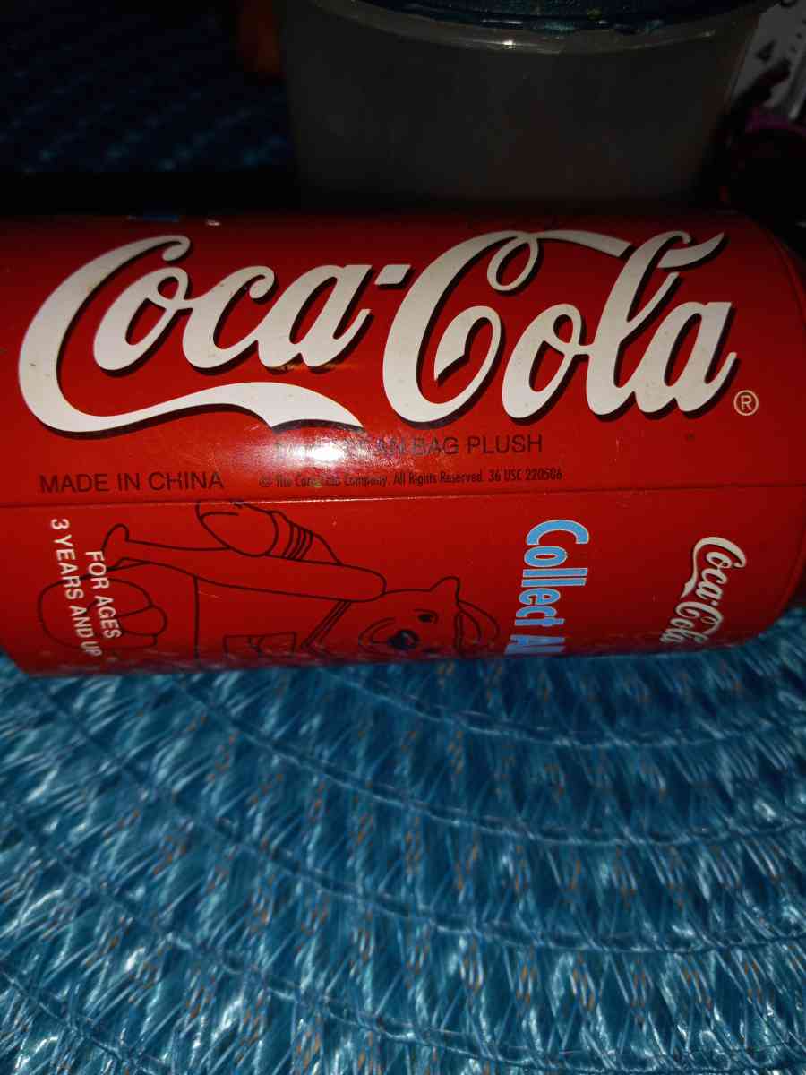 Coke can with bear inside