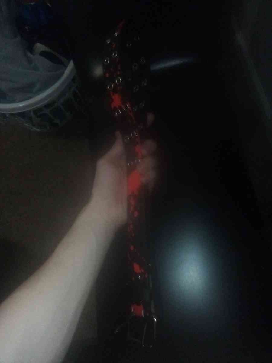 brand new small sized Zumiezs bloodstain belt