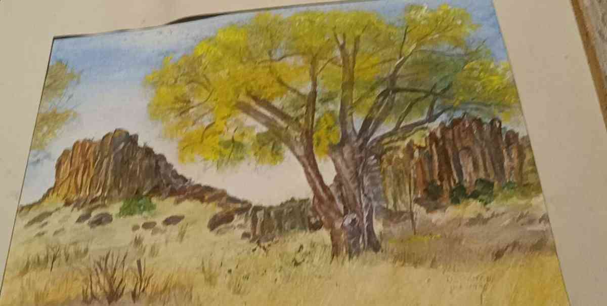 D Griffith watercolor painting