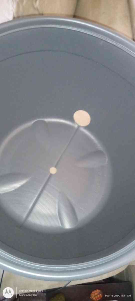 water hose storage pot