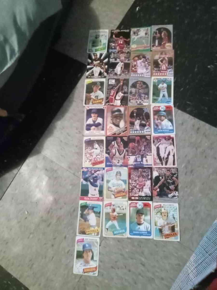Rare Basketball and Baseball Cards