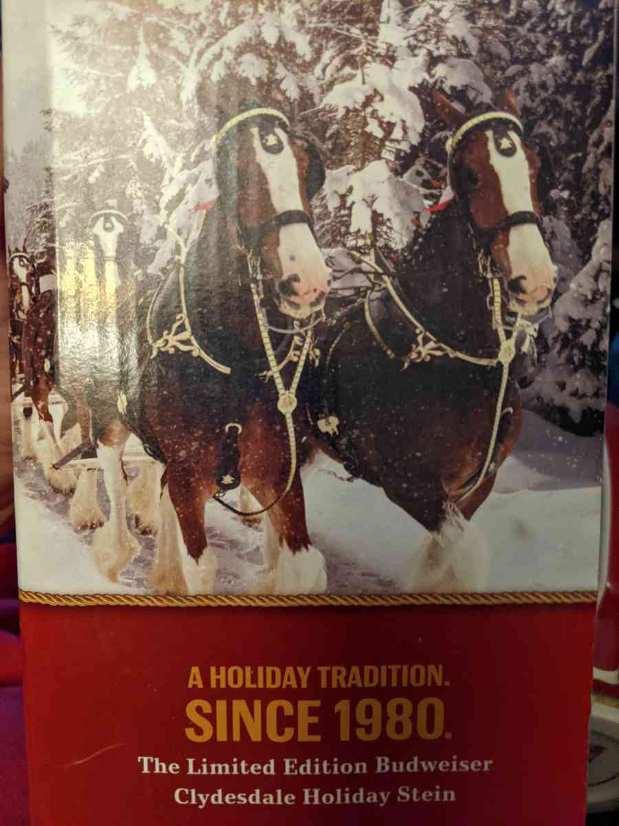 40th anniversary edition Budweiser stien