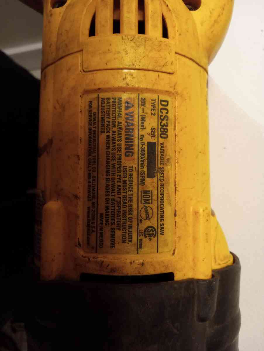 DeWalt impact driver and saw