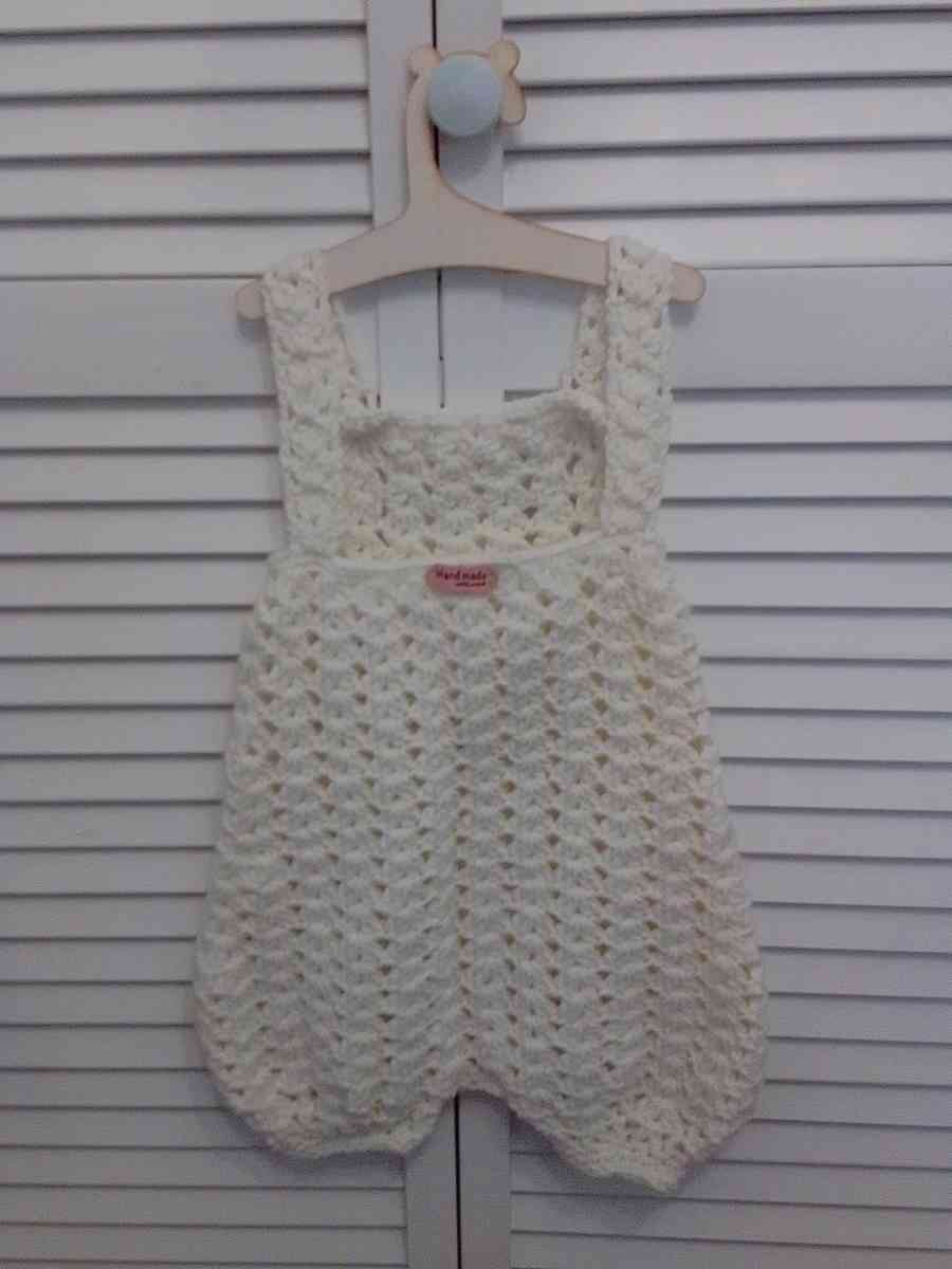 Baby Romper handcrafted by Yarn Artist The Angry Crocheter