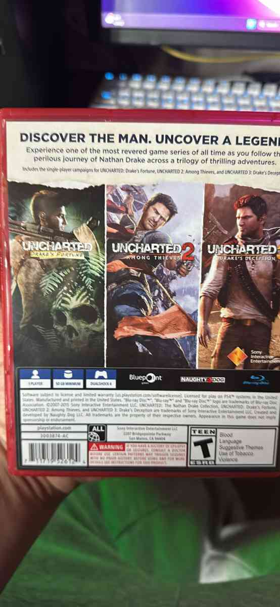 Uncharted The Collection and Uncharted 4