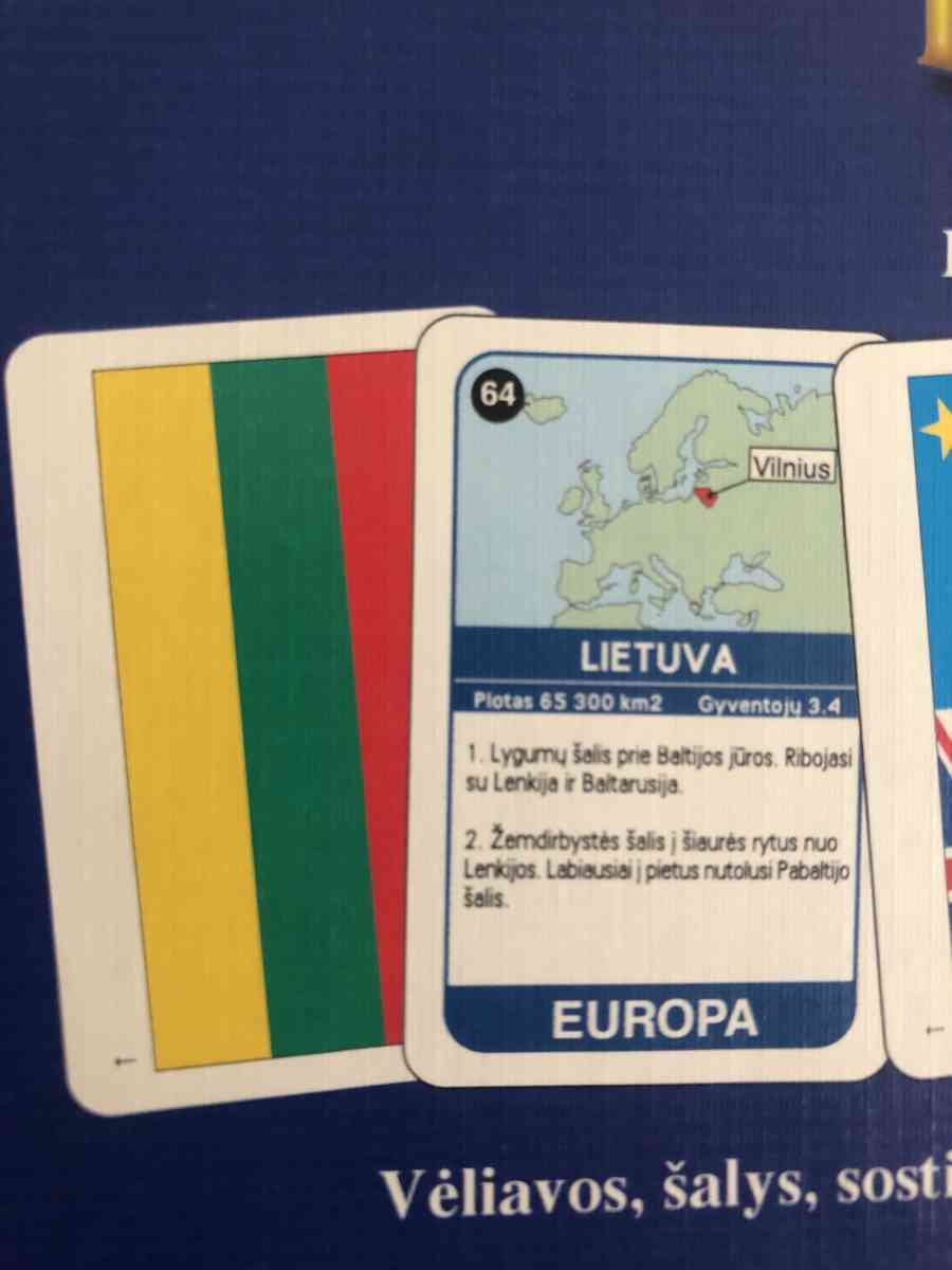Board game Lithuanian edition