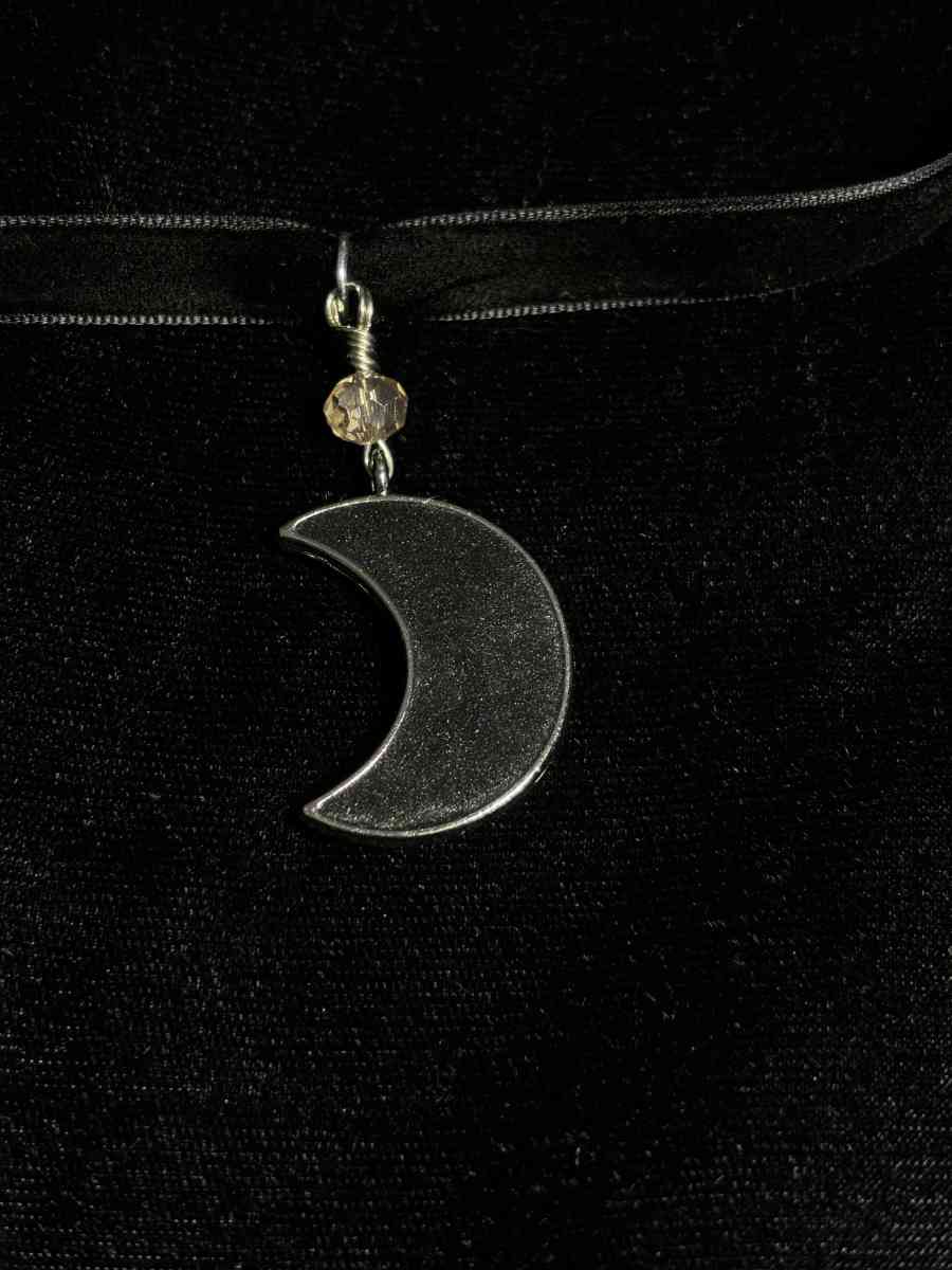 Crystal Crescent Choker