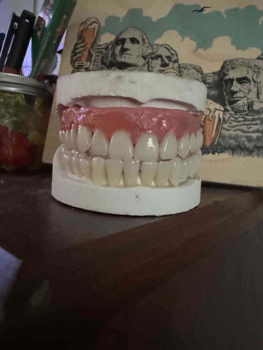 Unused Custom Designed Universal Unisex Dentures