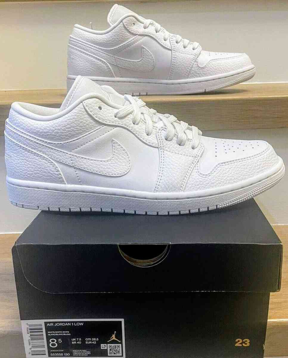 Jordan 1s  triple white