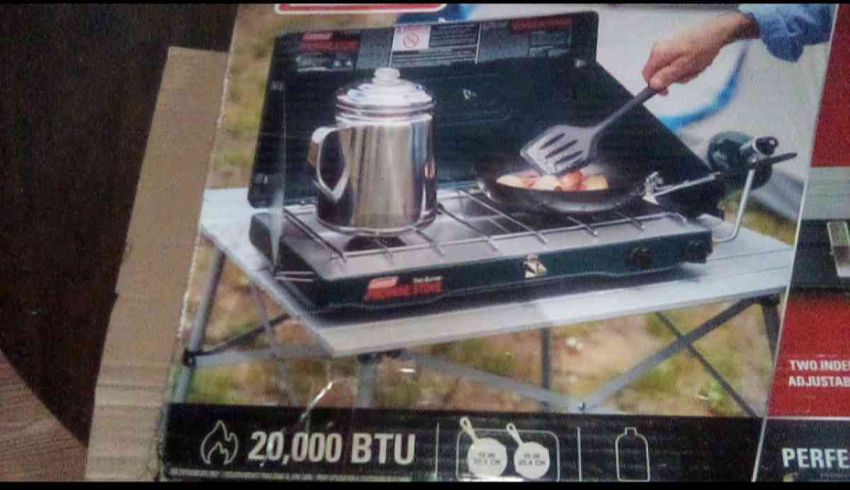 Coleman 2 burner portable propane stove