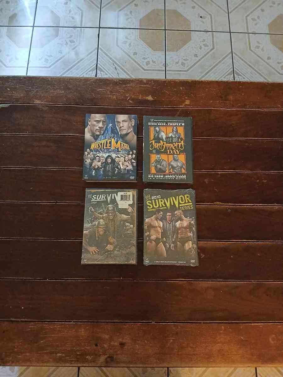 Lot Of 8 WWE And TNA DVDs