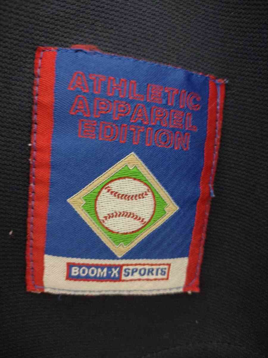 Boom X Sports Baseball New York Jersey Navy Blue and Red