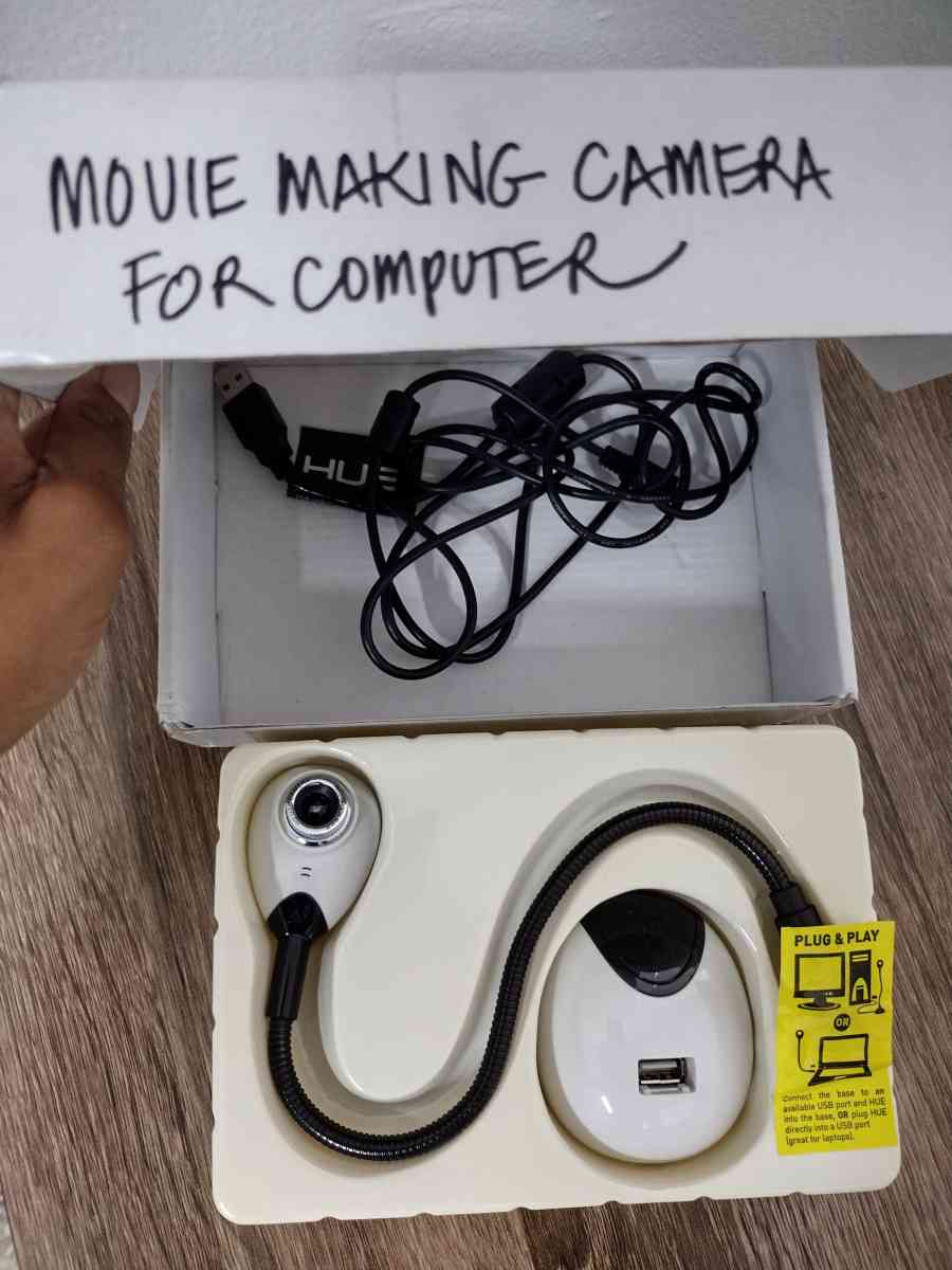 HUE HD Portable USB Camera WHITE