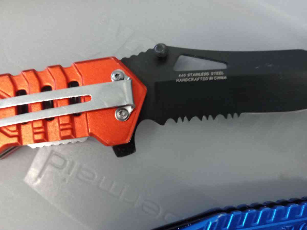 3 knives for campy and first aid new extra 1 mini