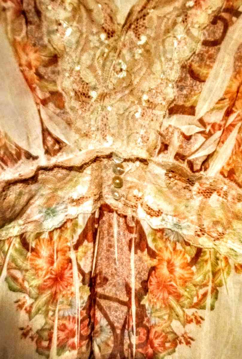 Cato Orange Multi colored Floral Blouse