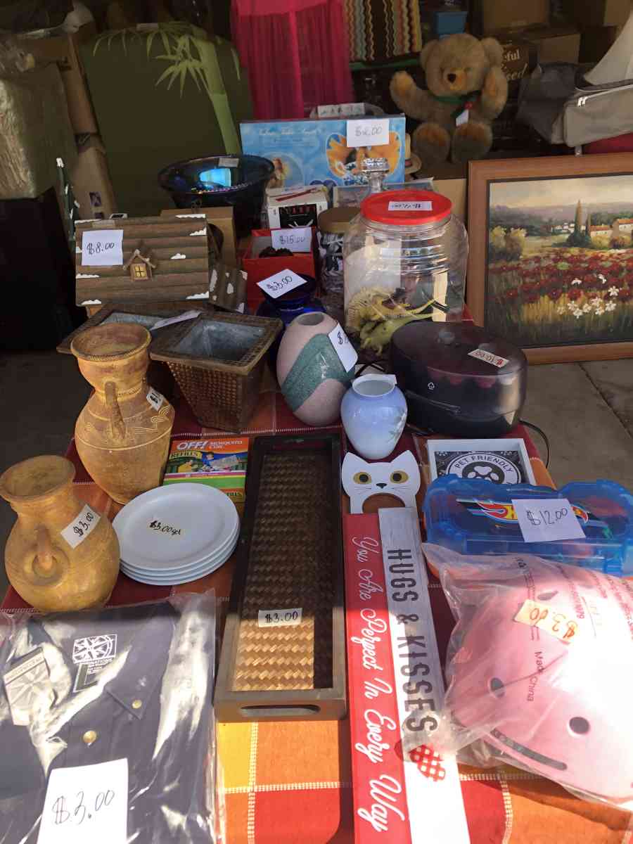 Garage Sale a lot of stuff