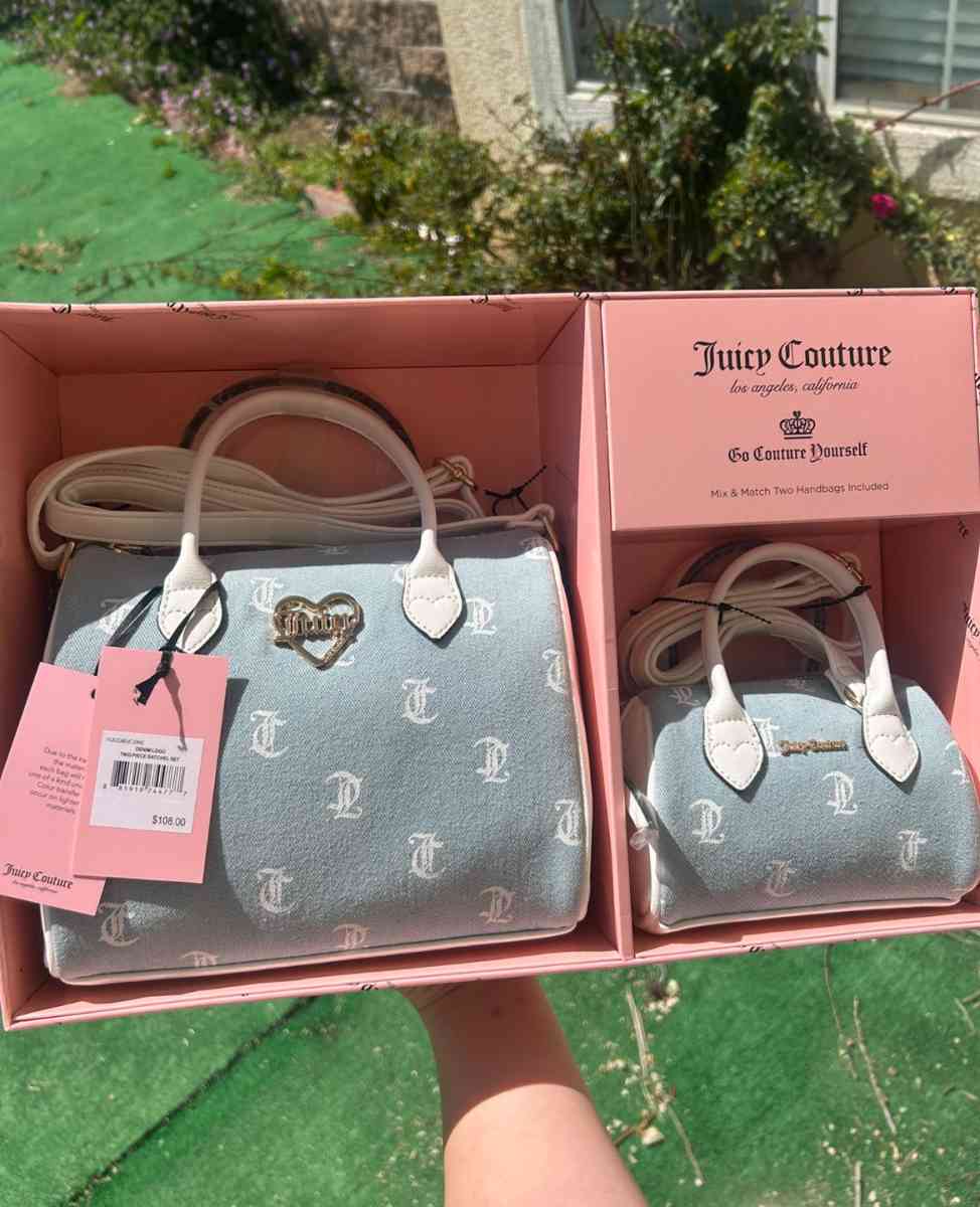 juicy couture matching mini bag gift box set