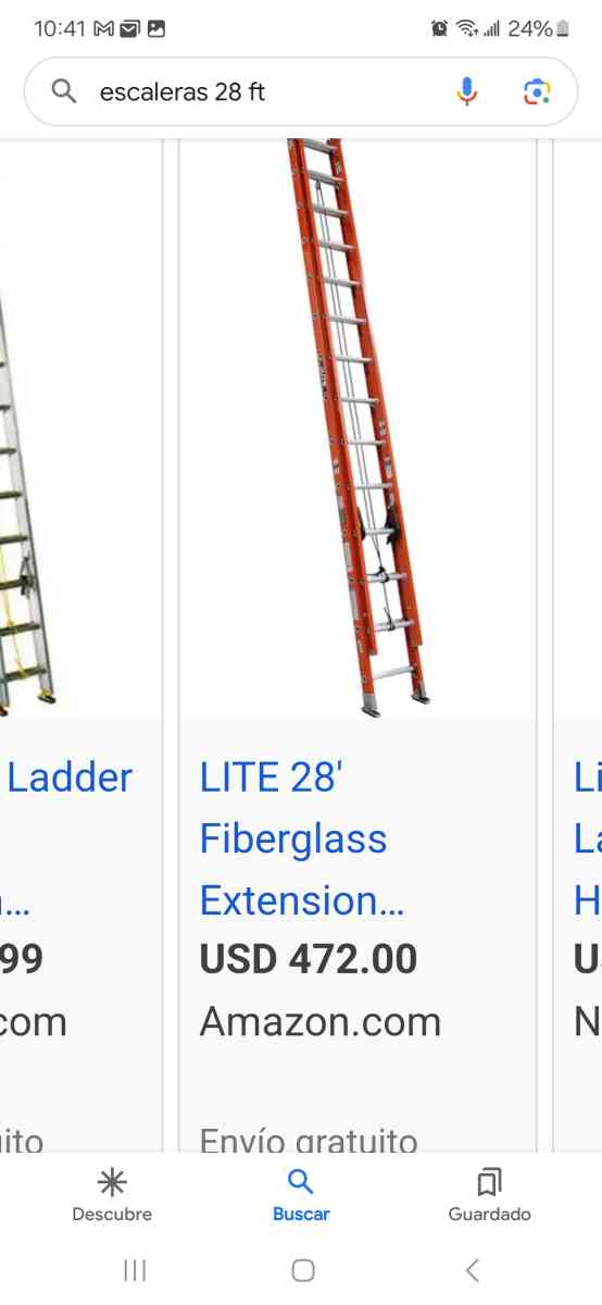 ladder 28ft good Condition New salen each  355