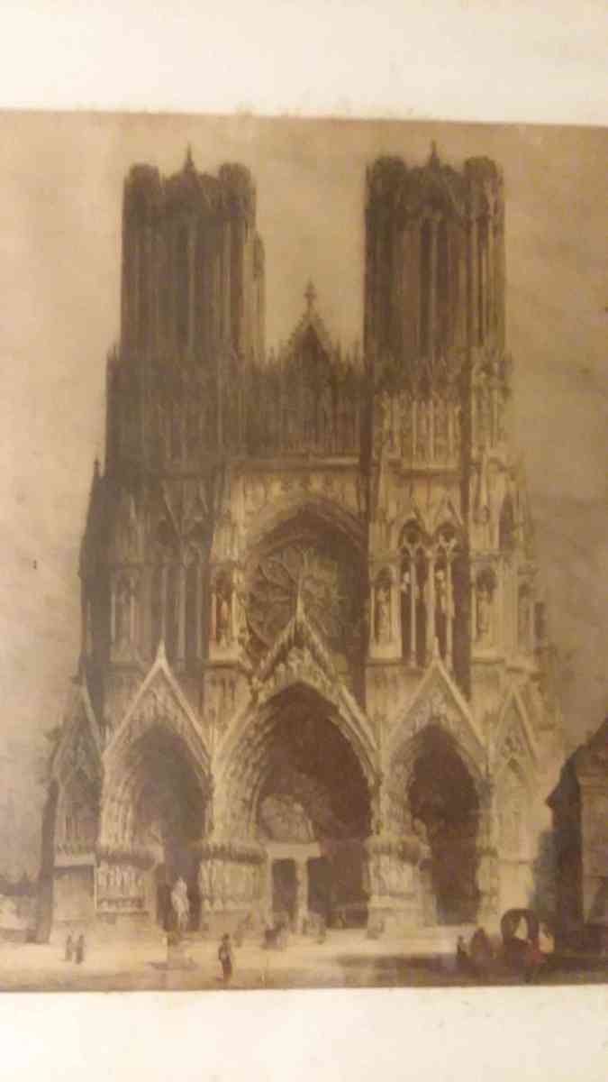 very old  scratch picture