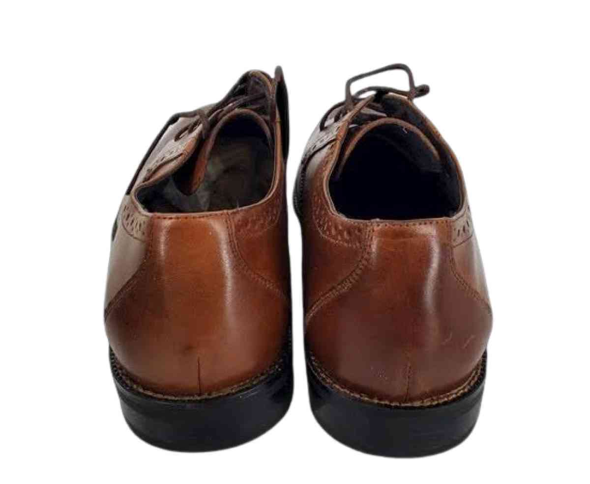 Stacy Adams Leather Graham Cognac Lace Up Oxford