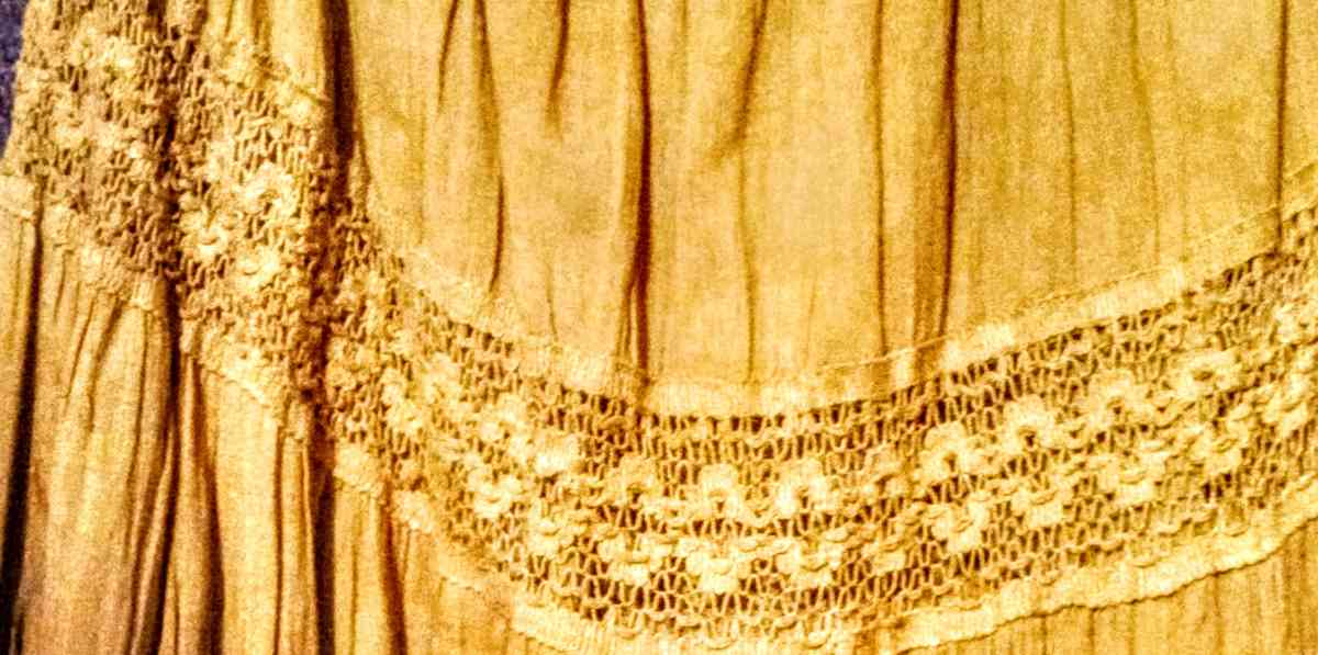 Yellow and Brown Boho Skirt