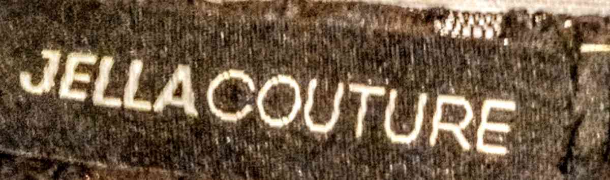 JellaCouture Black Sheer Lace Cover Up