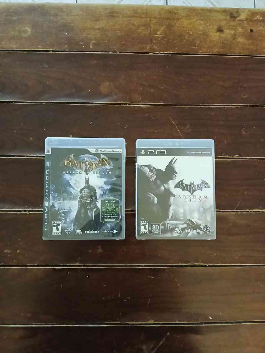 Lot Of 4 Batman Games for PlayStation 3