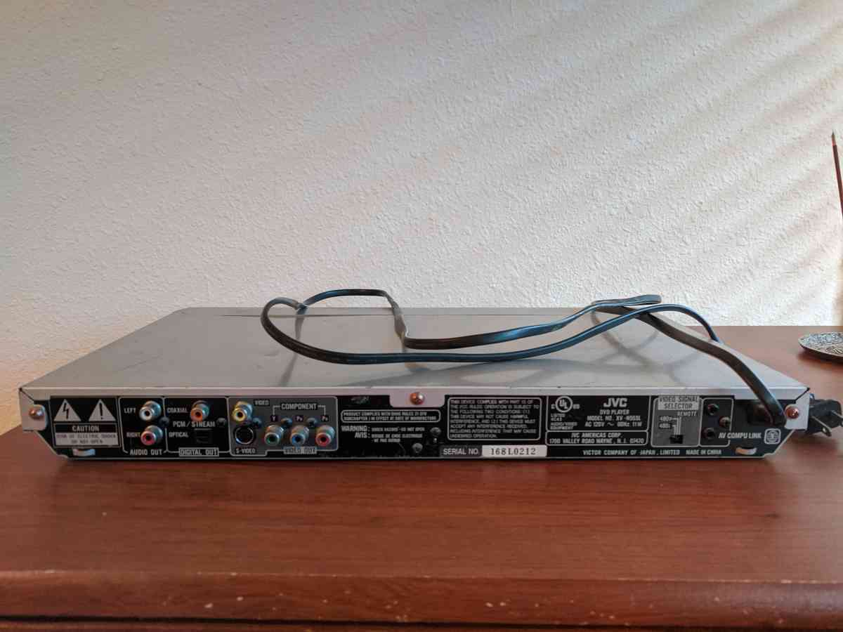 JVC DVD player