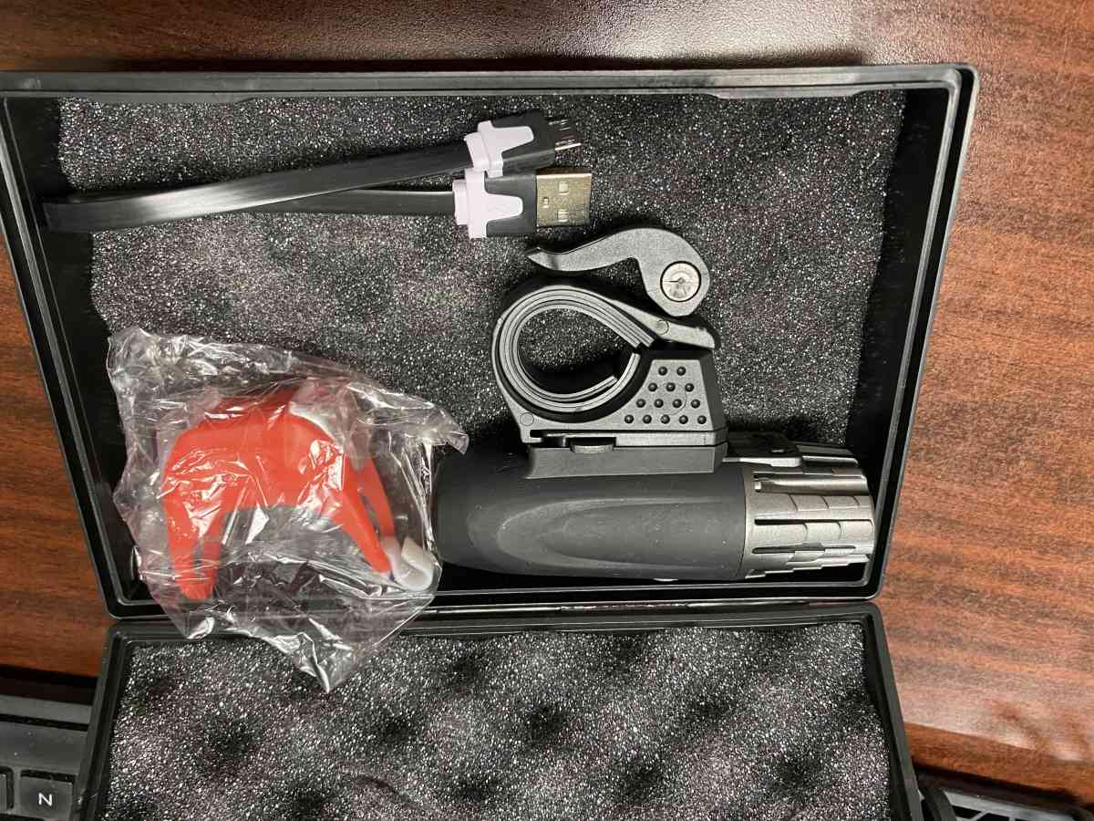 led Bike light rechargeable front and  back light