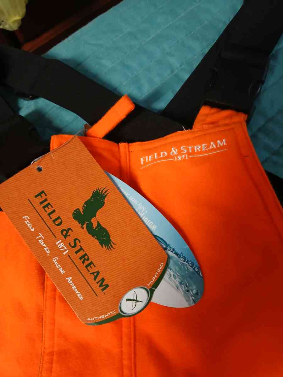 New mens orange specialty overalls