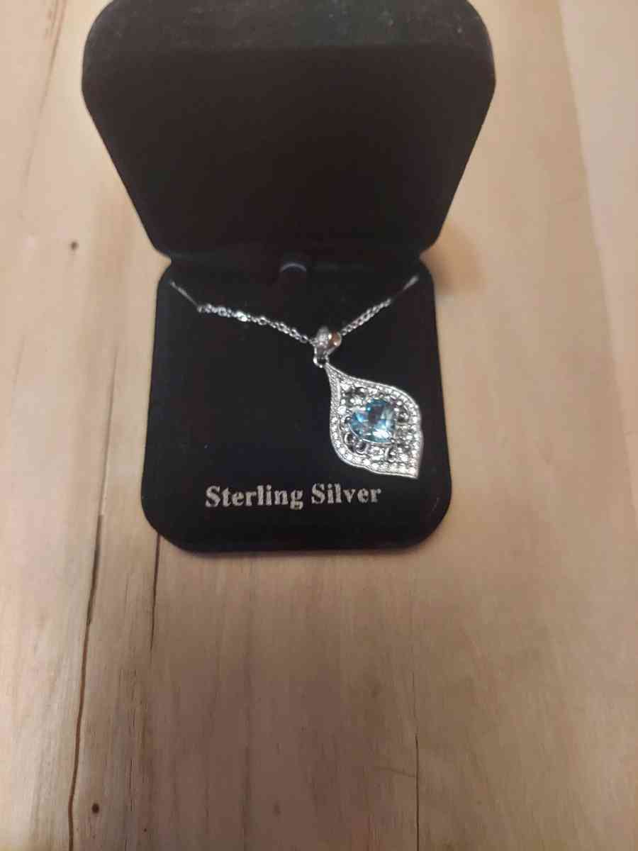 This is a nice sterling silver necklace  very nice