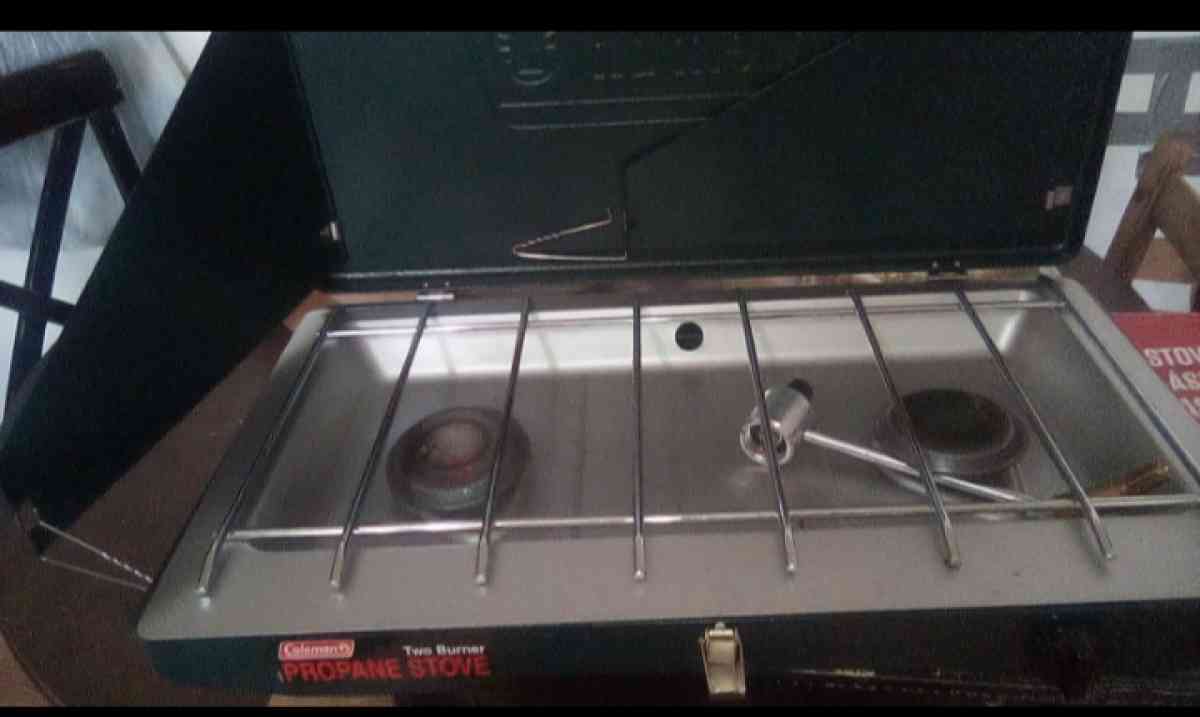 Coleman 2 burner portable propane stove