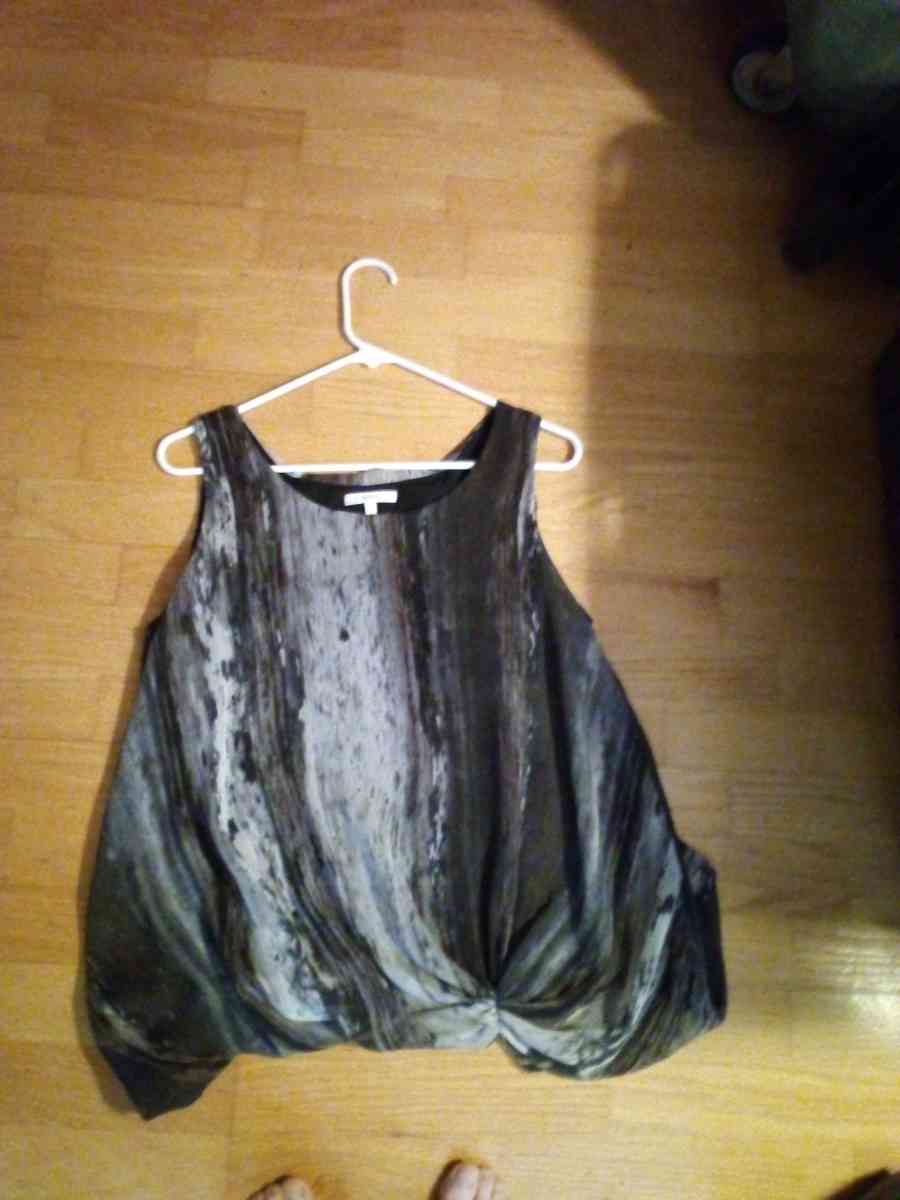 silky twenties modern top petite size small