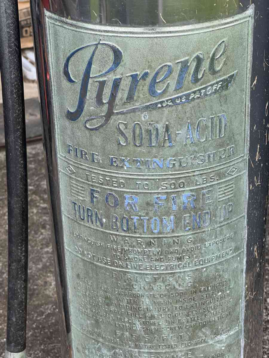 1943 Pyrene Fire Extinguisher