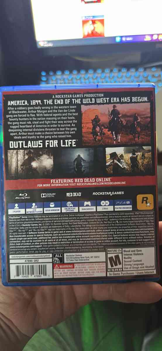 Red Dead Redemption 2 ps4