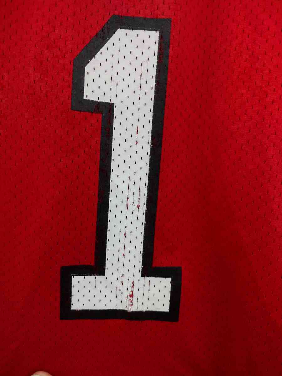 Under Armour Maryland Terrapins Terps Red White Jersey 1