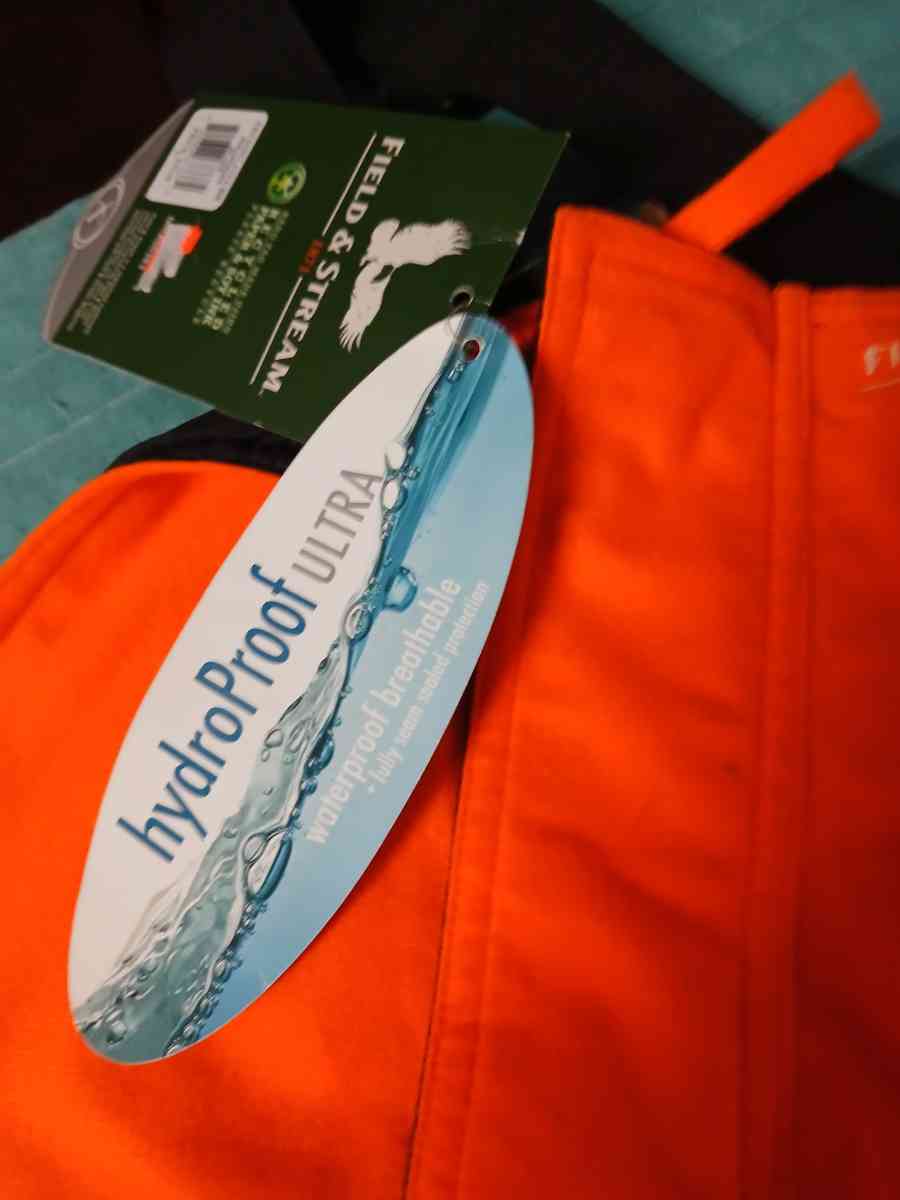 New mens orange specialty overalls