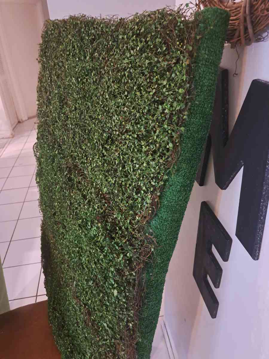 Artificial fake Grass wall decor stand