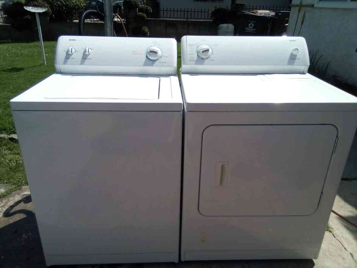 Kenmore washer and gas dryer