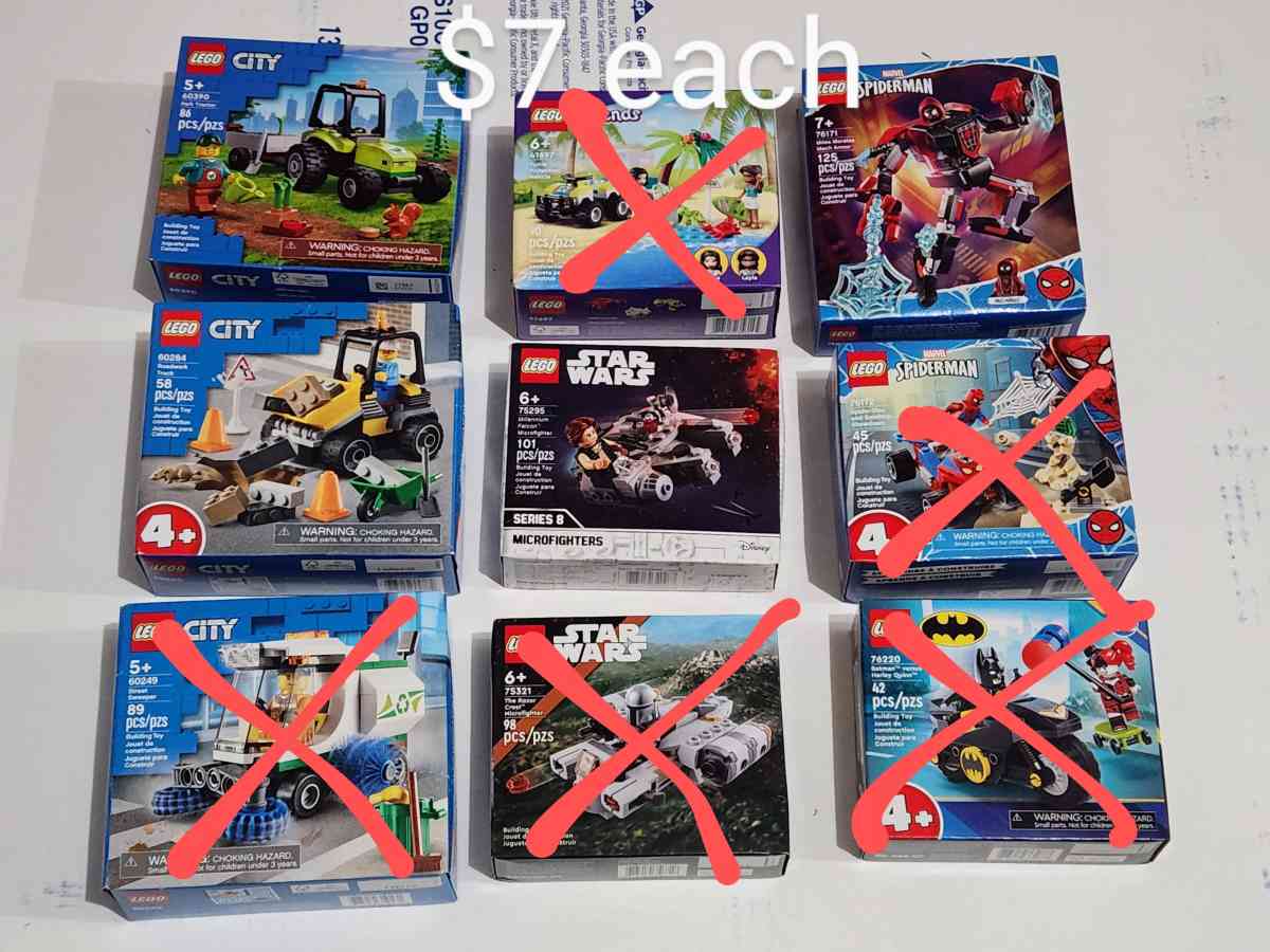 NEW LEGO Building Toy Models  Moving Sale by April 14th