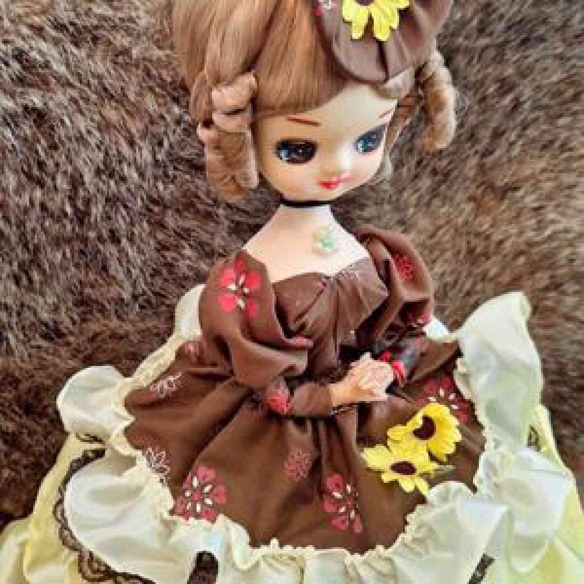 Vtg 1960s BigEyed Bradley Doll RARE COLLECTABLE