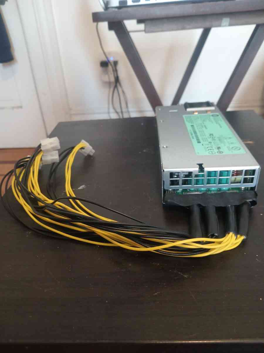hp 1200 watt p0wer supply for the box miners