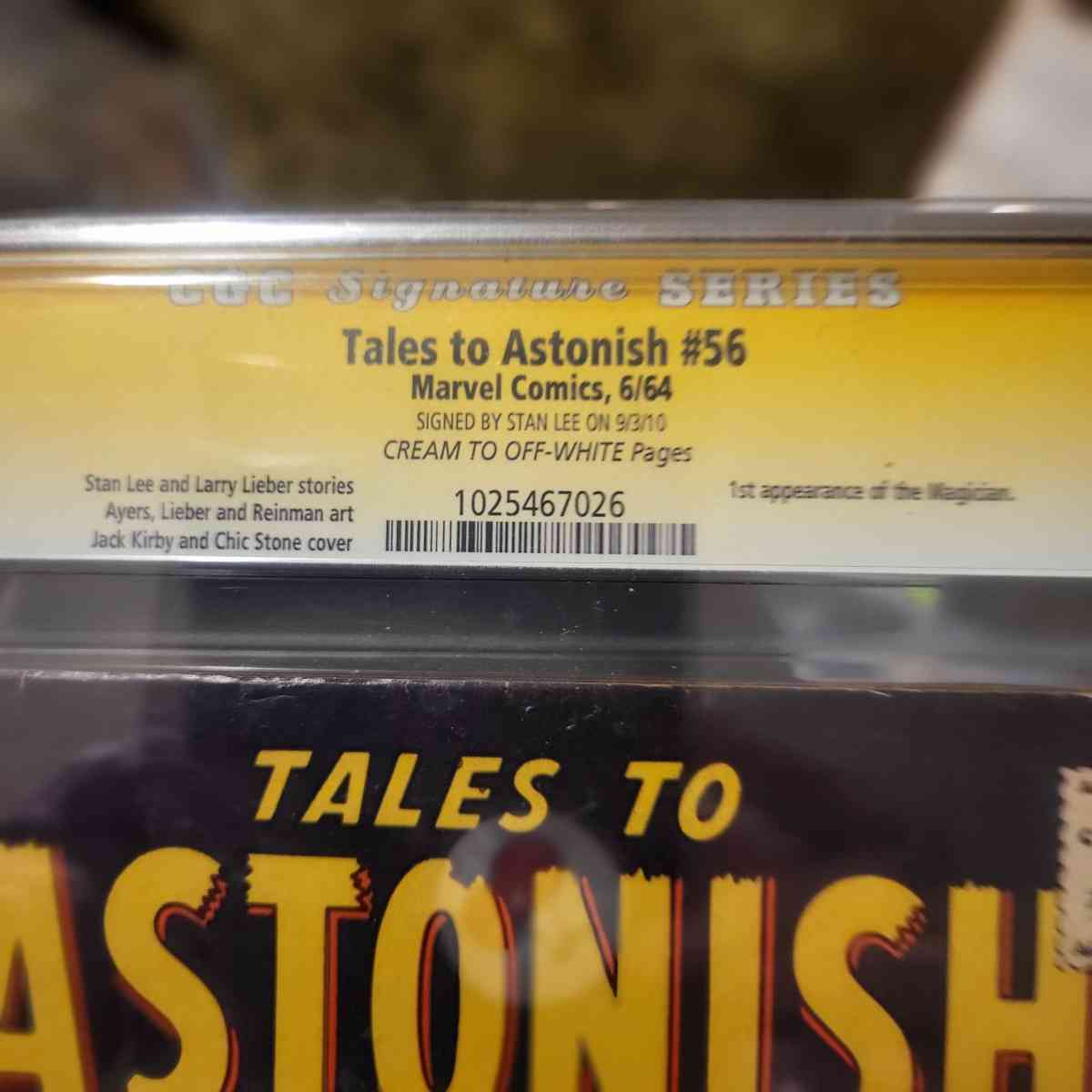 Tales to Astonish 56 5pt0 signed by Stan Ler