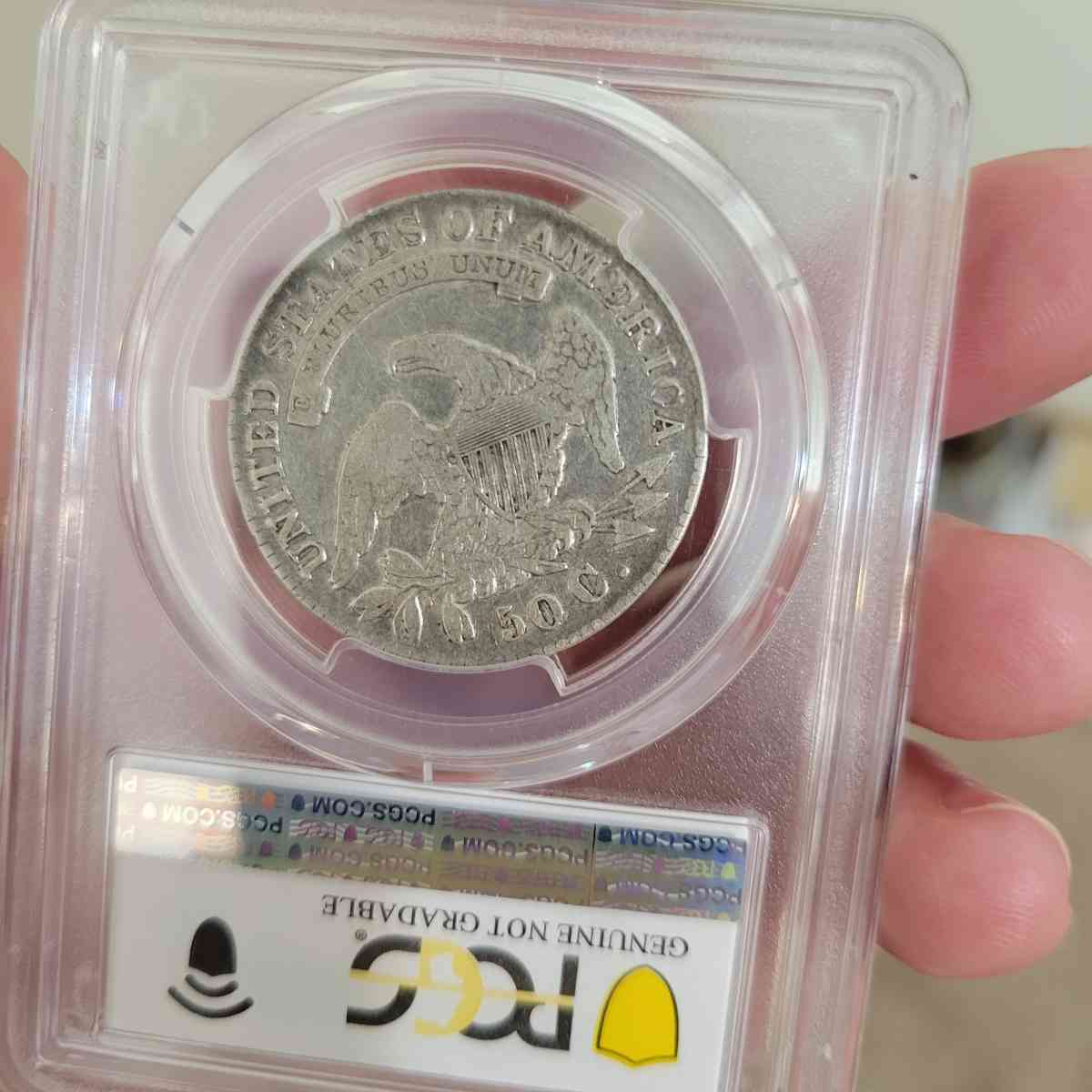 1830 large 0 capped bust half dollar