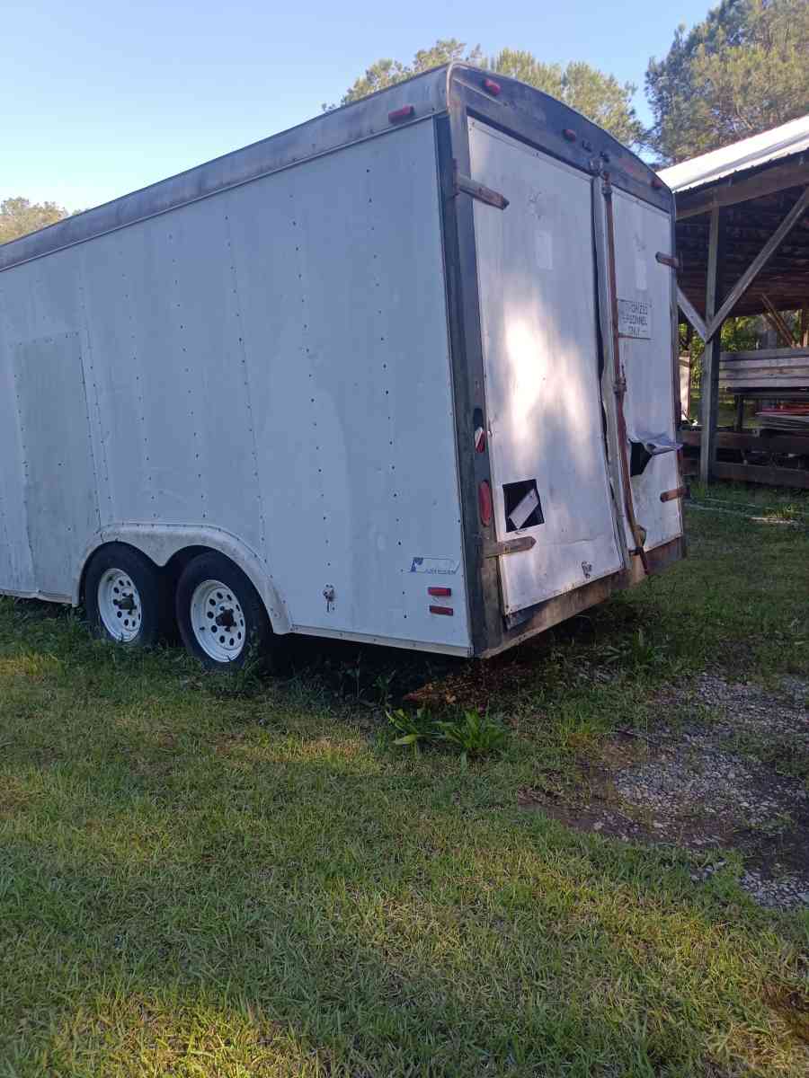 7X16 feet enclosed cargo trailer