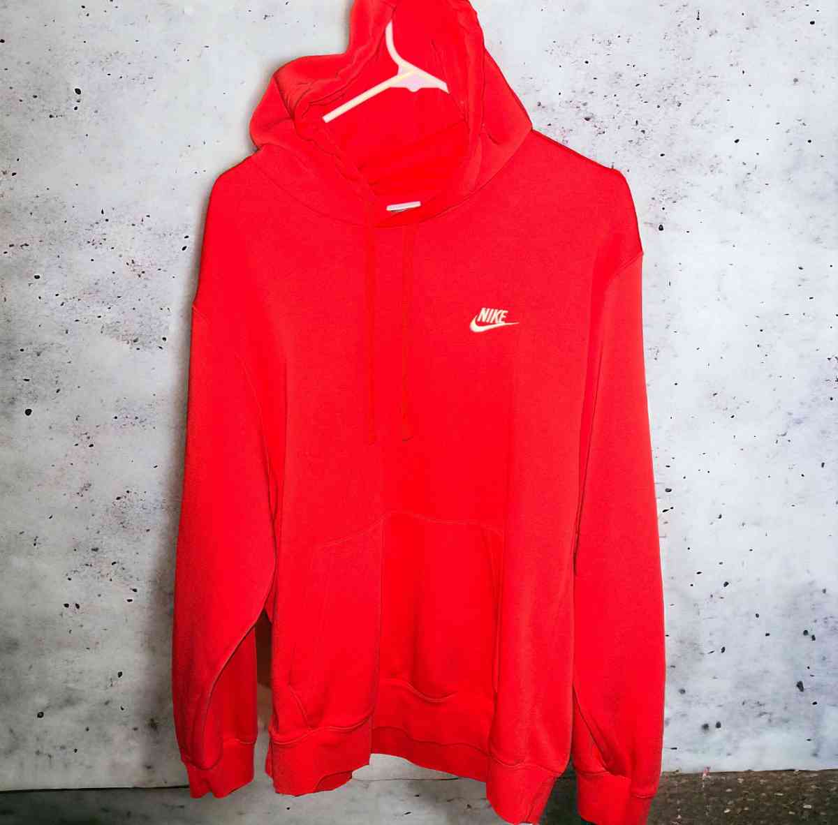 mens size large red Nike hoodie