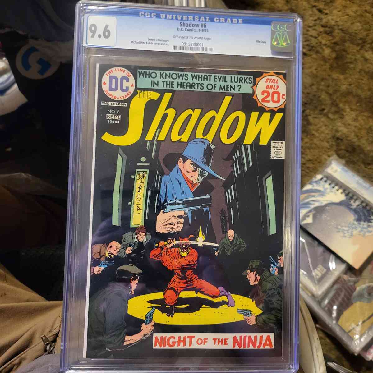 The Shadow no6 9pt6 CGC File Copy