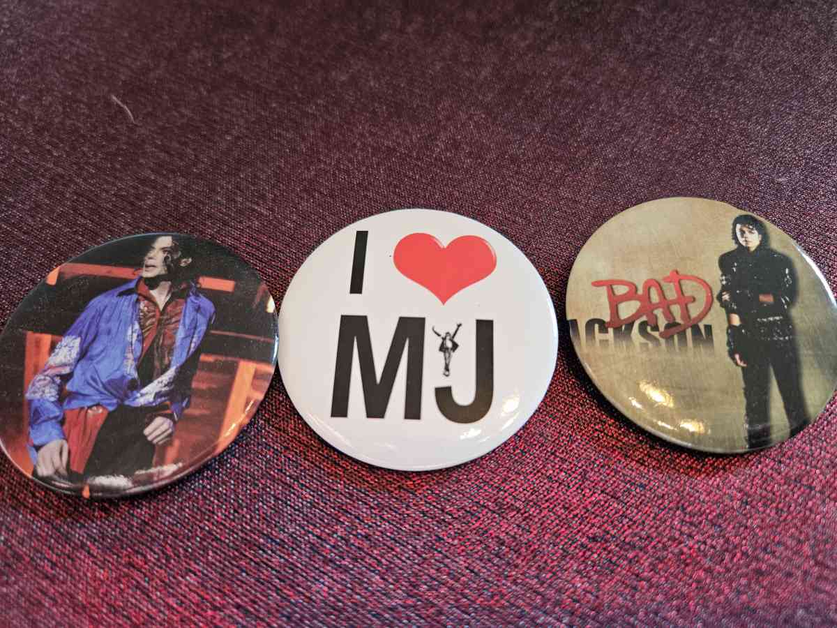 RARE Collectible Michael Jackson Pins
